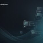 Digital Duty of Care, abstract dark header with phone and feed elements.
